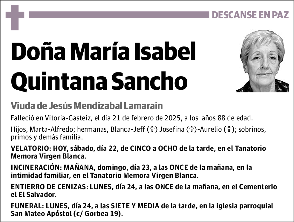 María Isabel Quintana Sancho