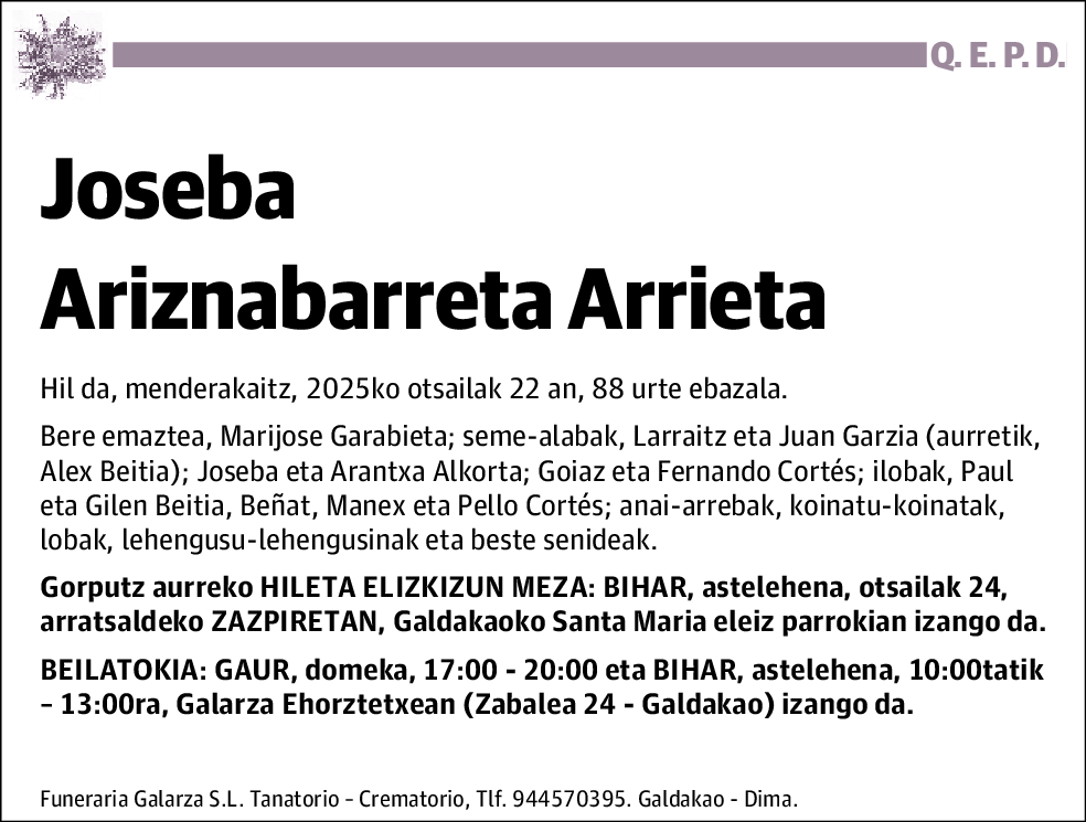 Joseba Ariznabarreta Arrieta