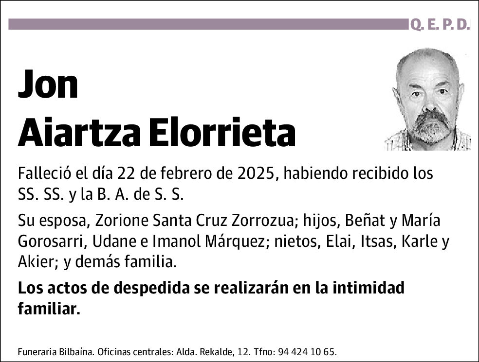 Jon Aiartza Elorrieta