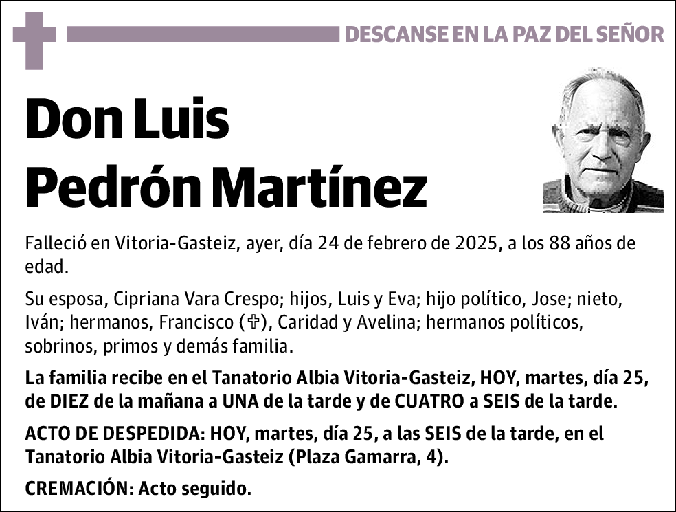 Luis Pedrón Martínez