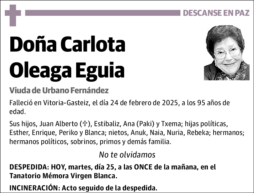 Carlota Oleaga Eguia