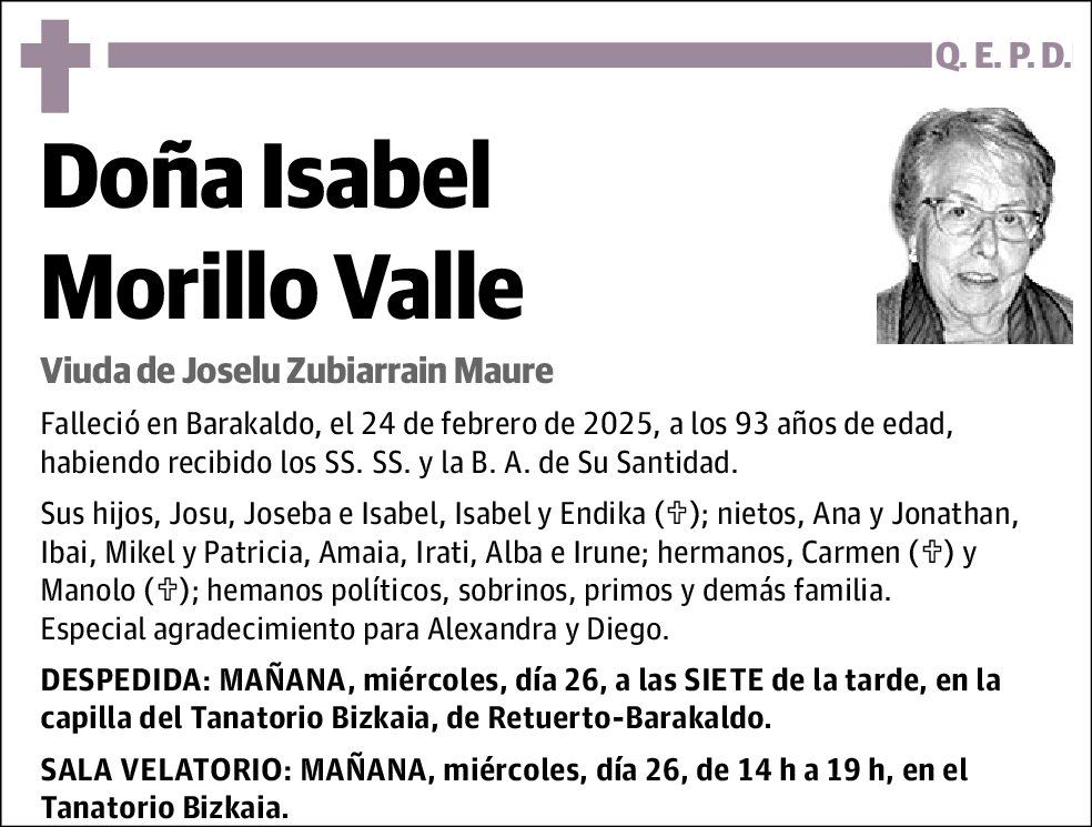 Isabel Morillo Valle