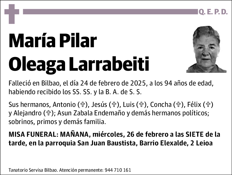 Maria Pilar Oleaga Larrabeiti