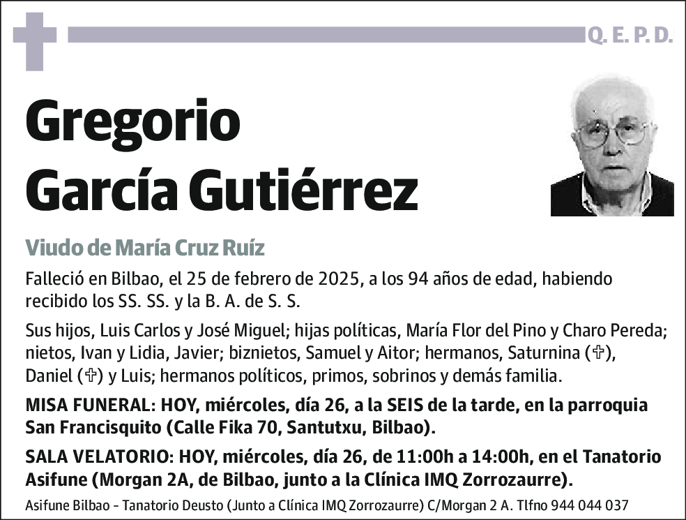 Gregorio Garcia Gurtiérrez