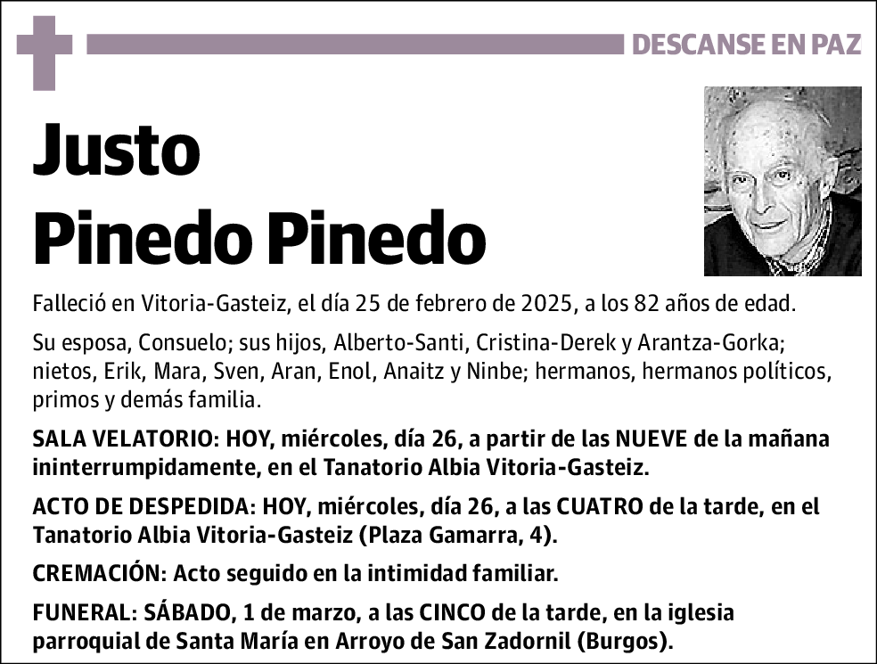 Justo Pinedo Pinedo