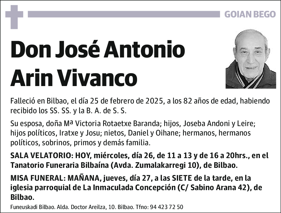 José Antonio Arin Vivanco