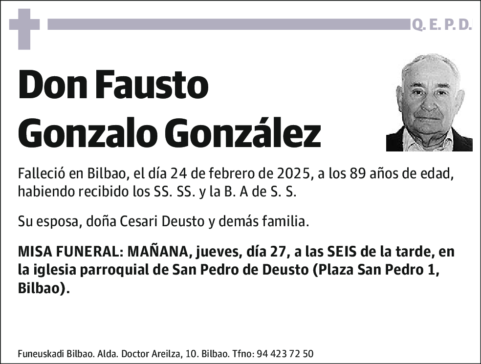 Fausto Gonzalo González