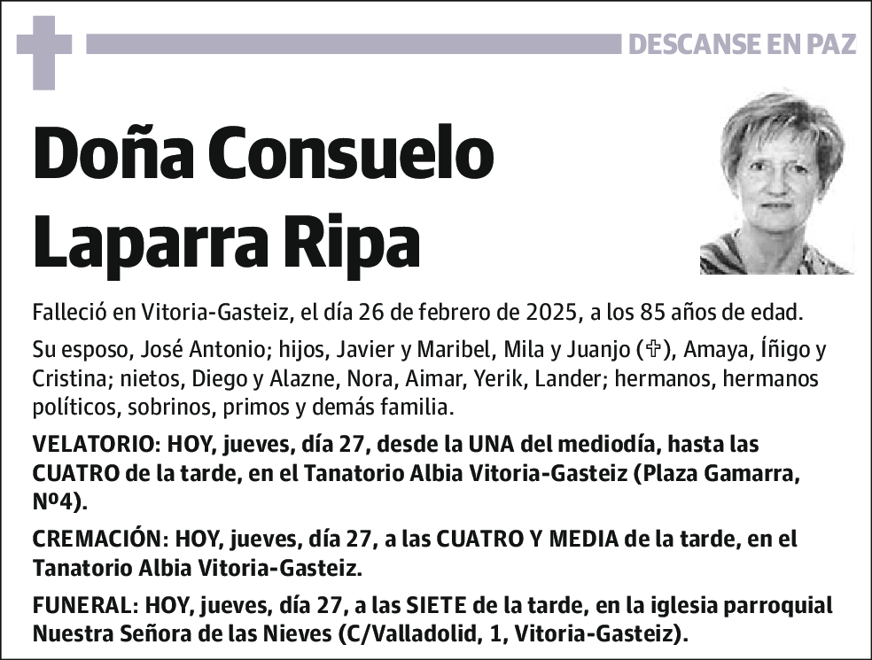 Consuelo Laparra Ripa