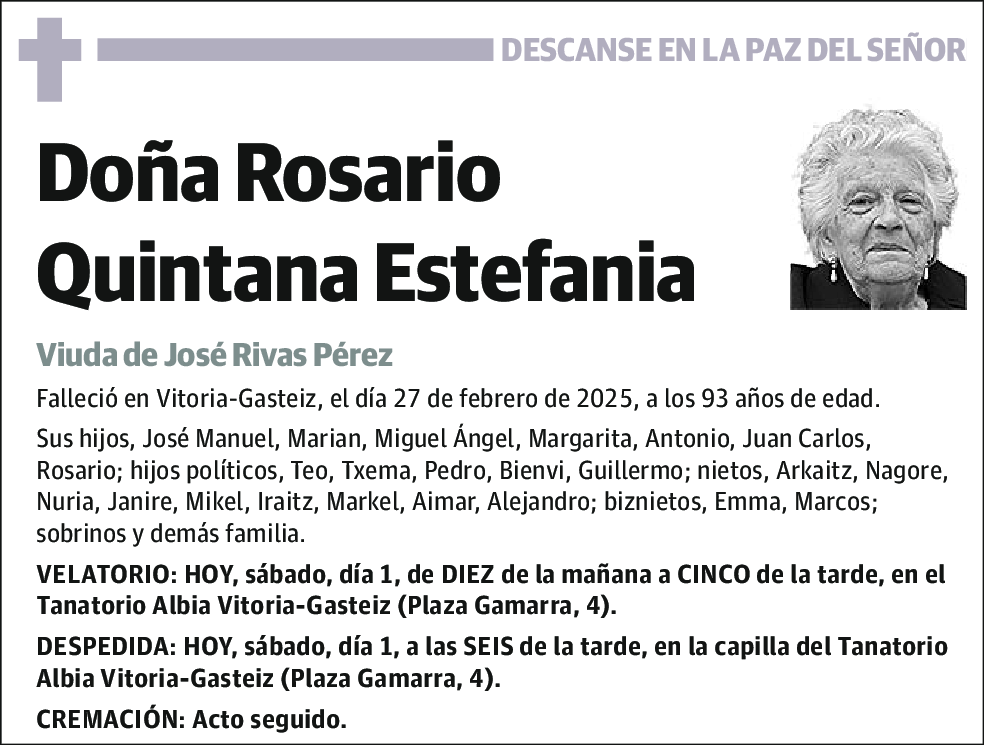 Rosario Quintana Estefania