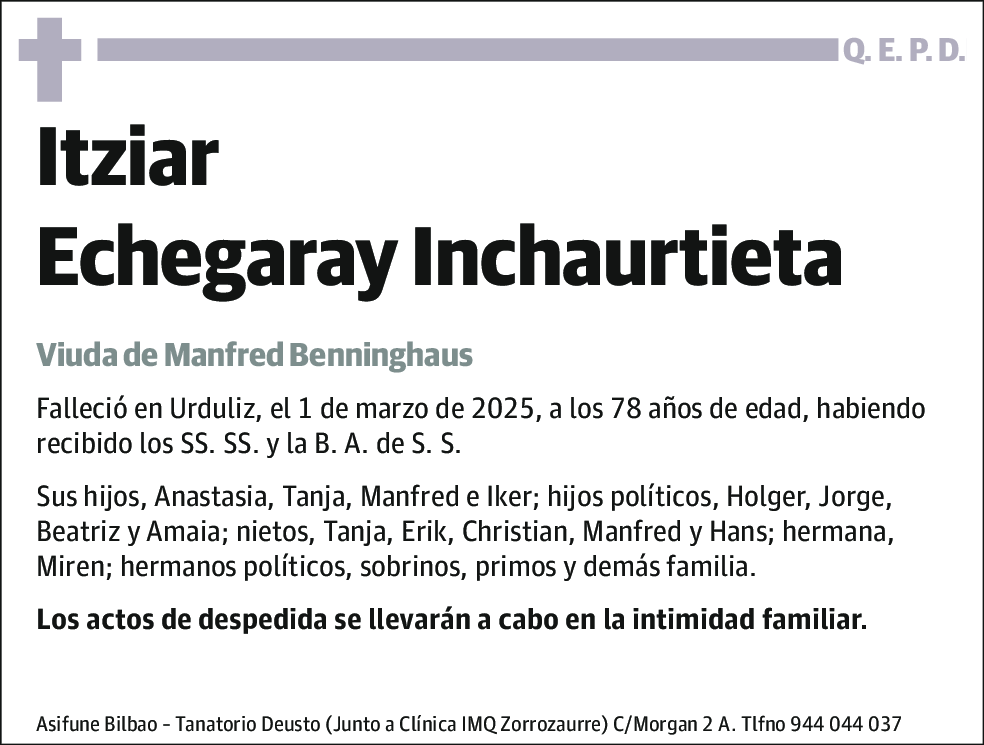 Itziar Echegaray Inchaurtieta