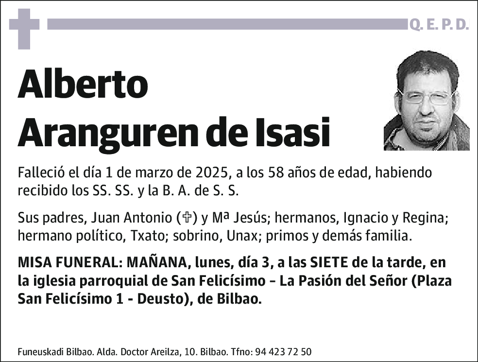 Alberto Aranguren de Isasi