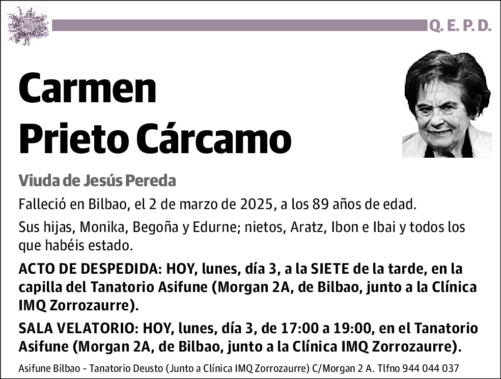 Carmen Prieto Cárcamo