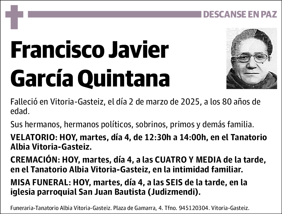 Francisco Javier García Quintana
