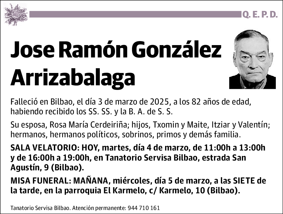 Jose Ramón González Arrizabalaga