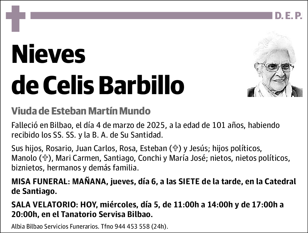 Nieves de Celis Barbillo