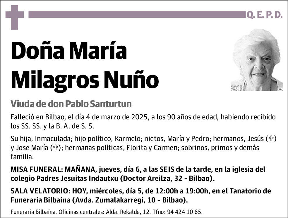 María Milagros Nuño Garcia