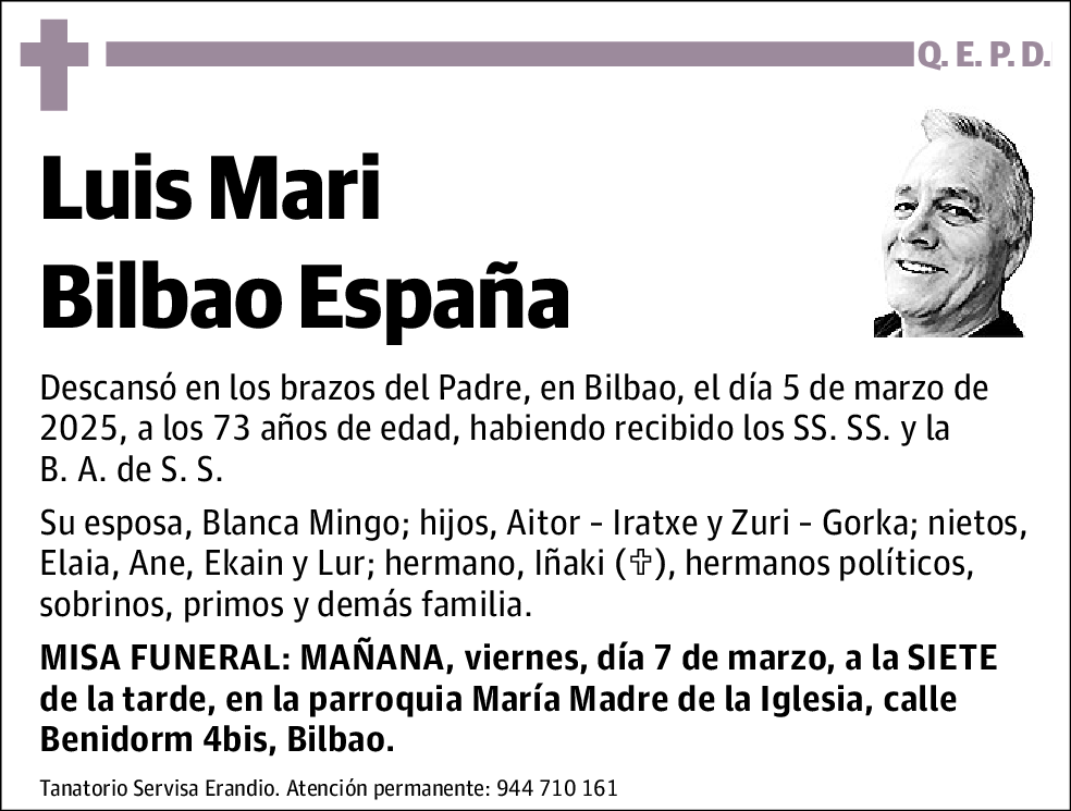 Luis Mari Bilbao España