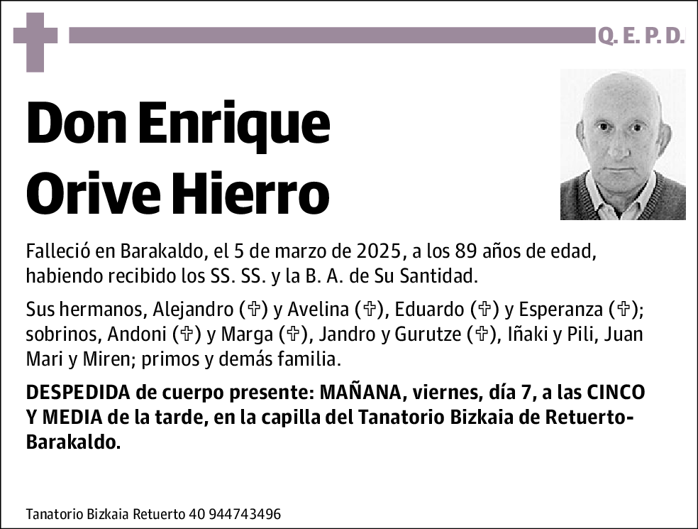 Enrique Orive Hierro