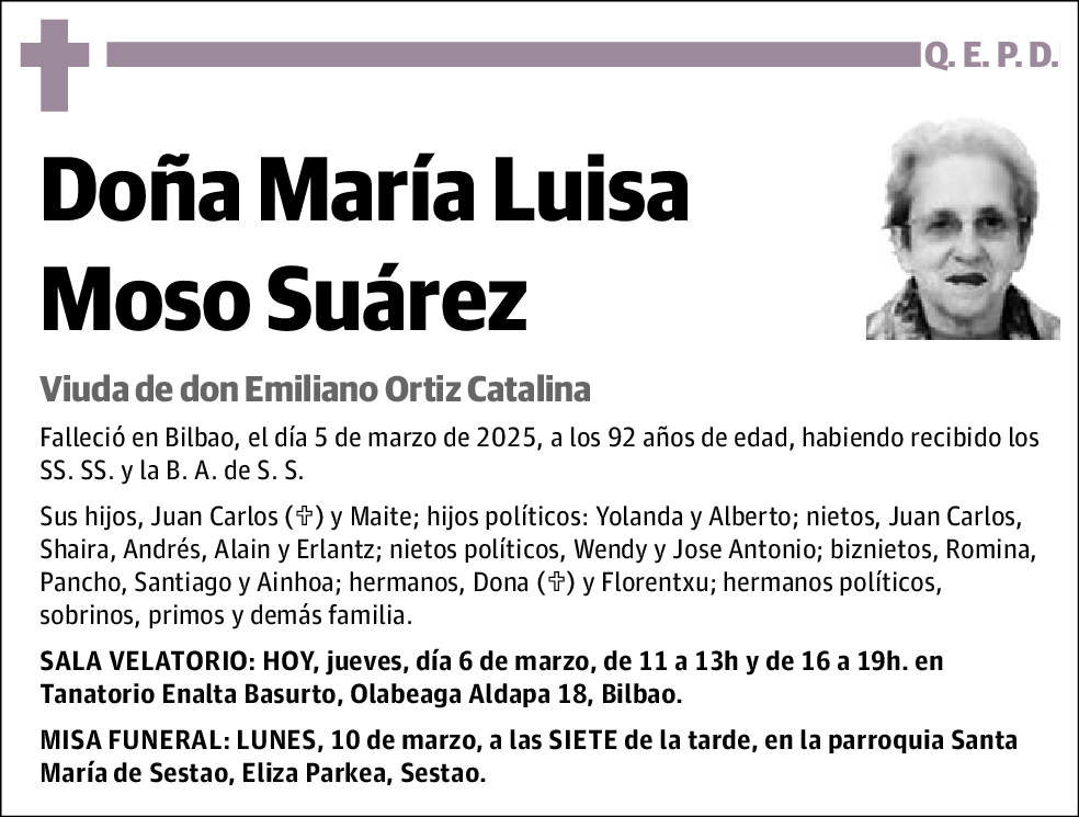 María Luisa Moso Suárez