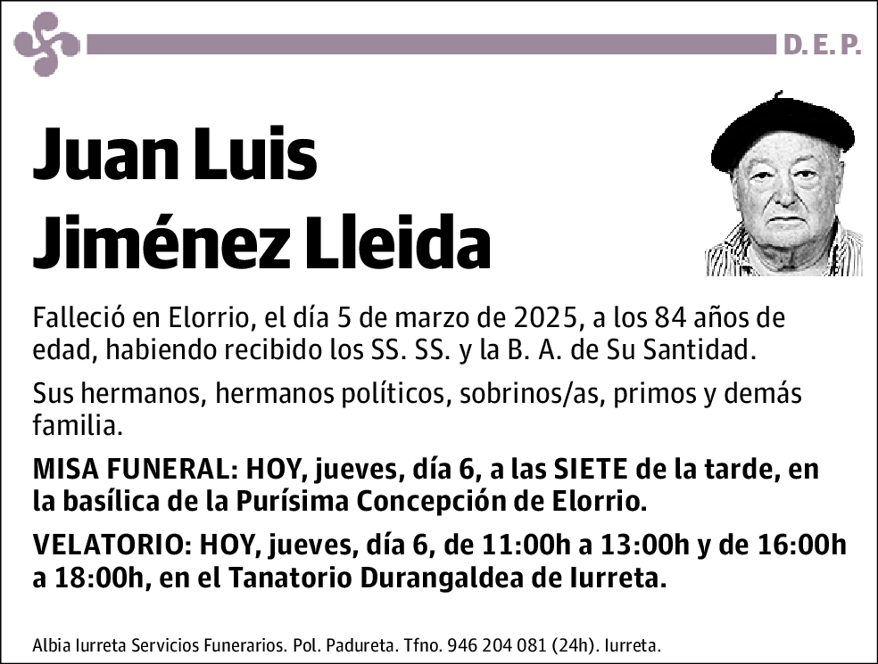 Juan Luis Jiménez Lleida