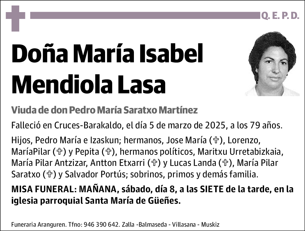 María Isabel Mendiola Lasa