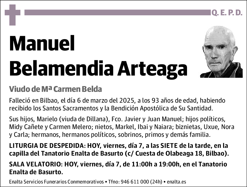 Manuel Belamendia Arteaga