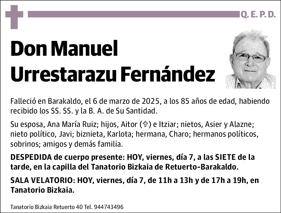 Manuel Urrestarrazu Fernández