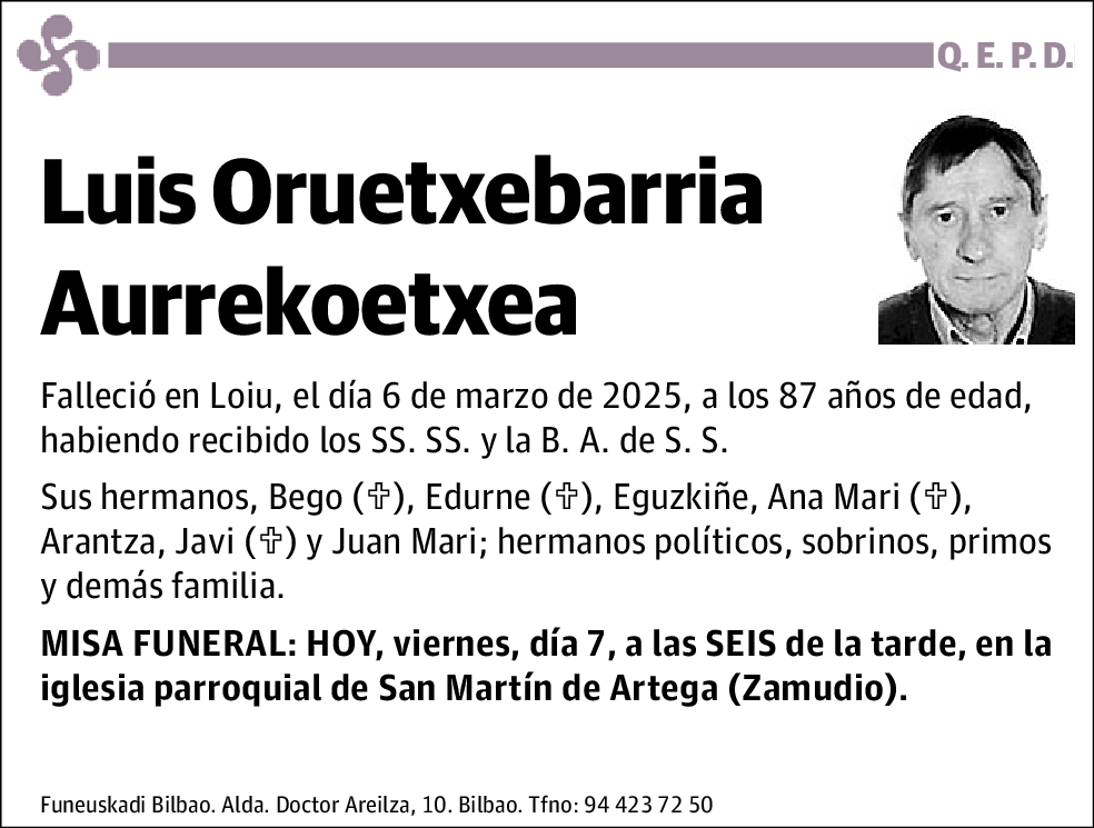 Luis Oruetxebarria Aurrekoetxea