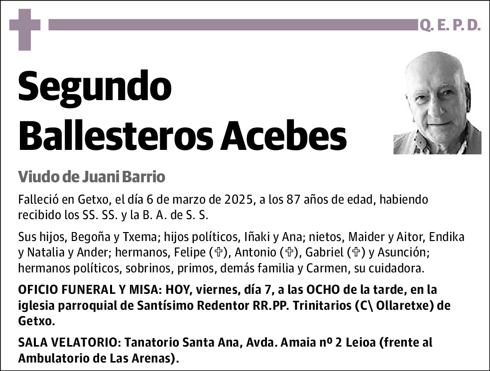 Segundo Ballesteros Acebes