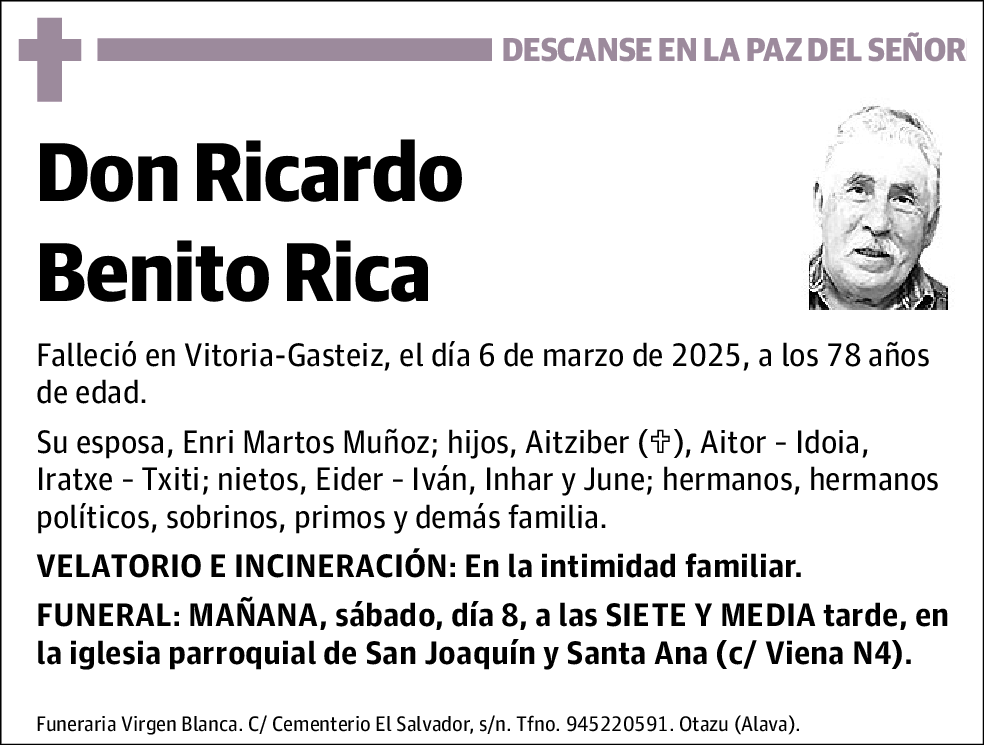 Ricardo Benito Rica