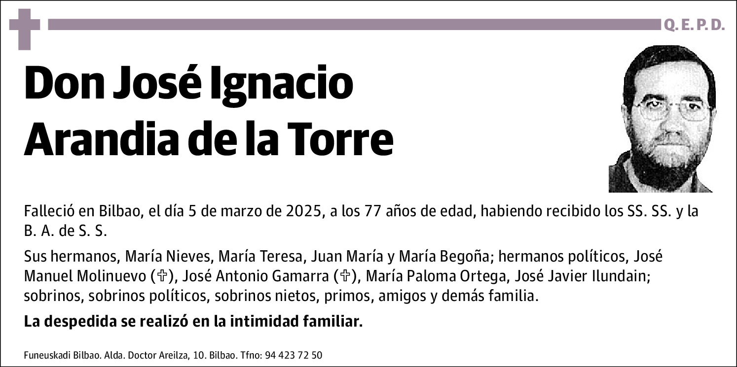 José Ignacio Arandia de la Torre