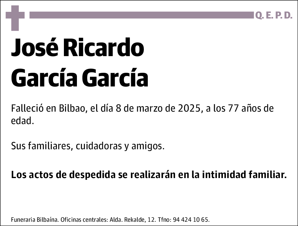 José Ricardo García García