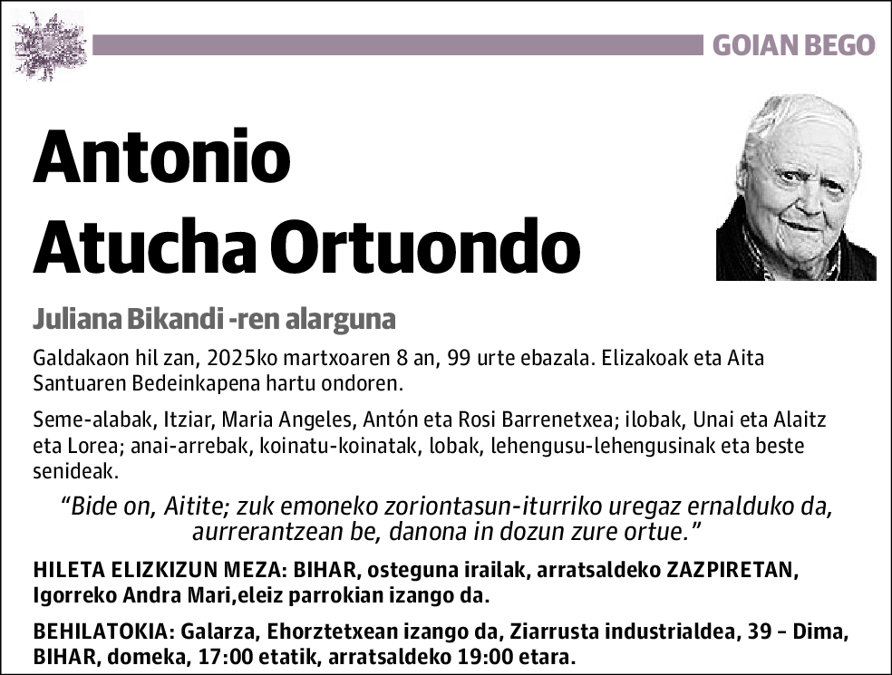 Antonio Atucha Ortuondo