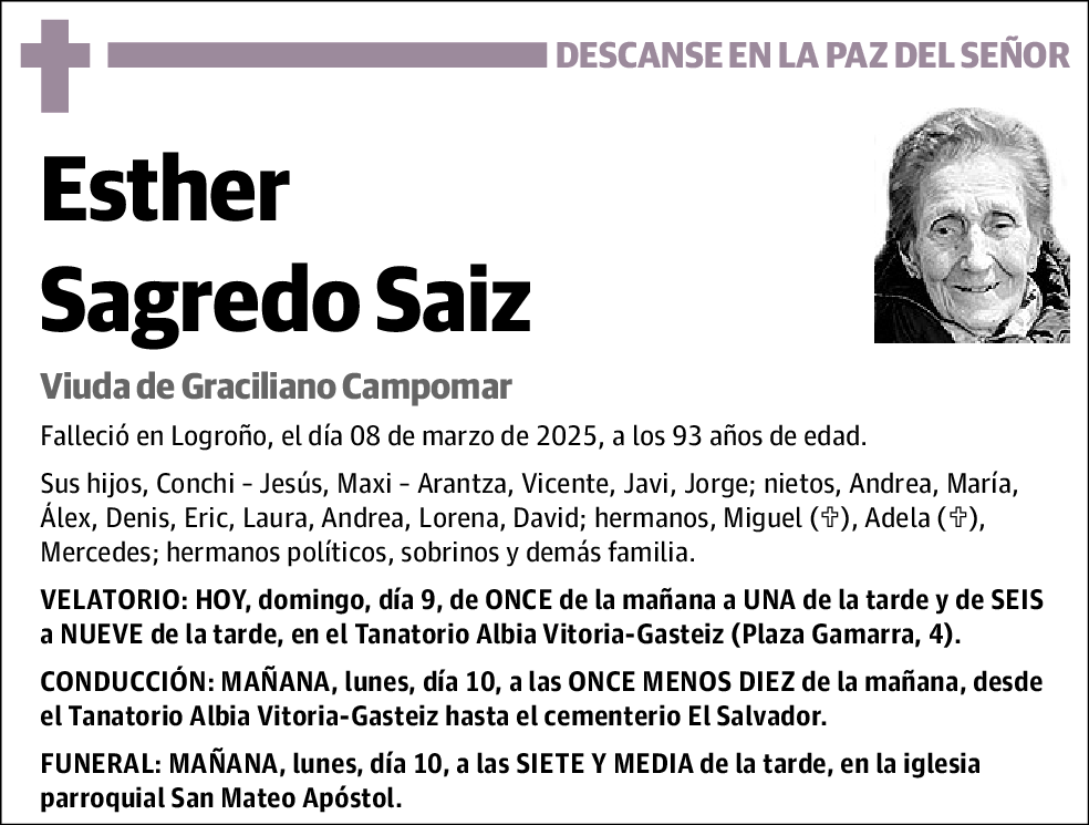 Esther Sagredo Saiz