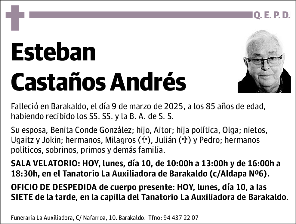 Esteban Castaños Andrés