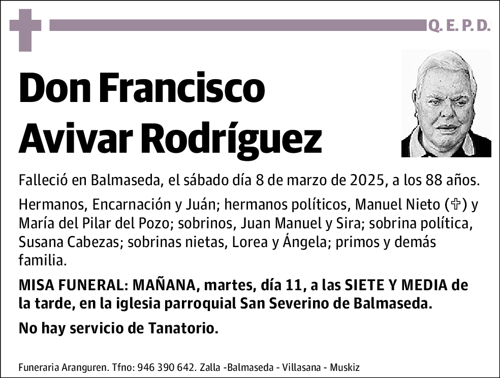 Francisco Avivar Rodríguez