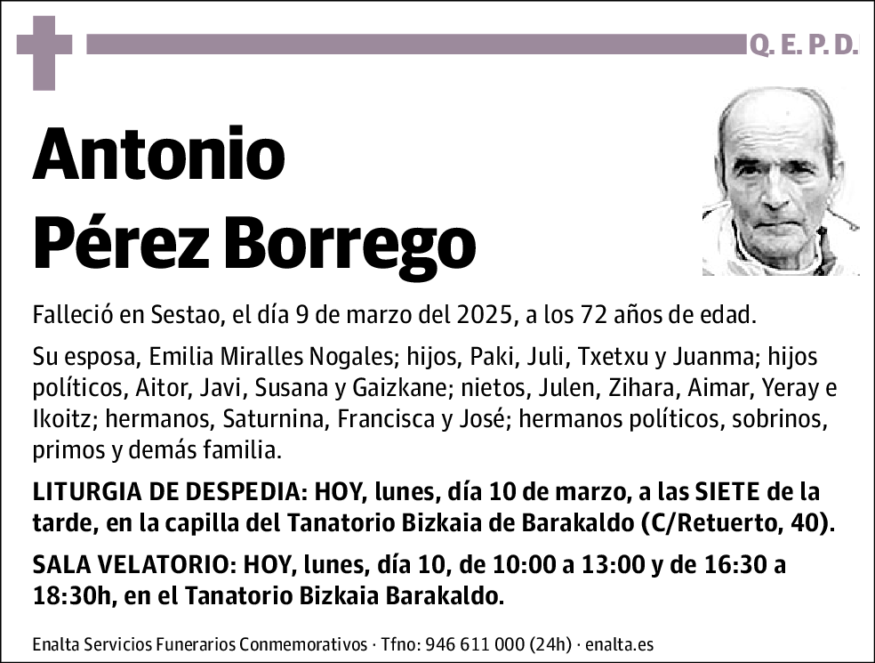 Antonio Pérez Borrego