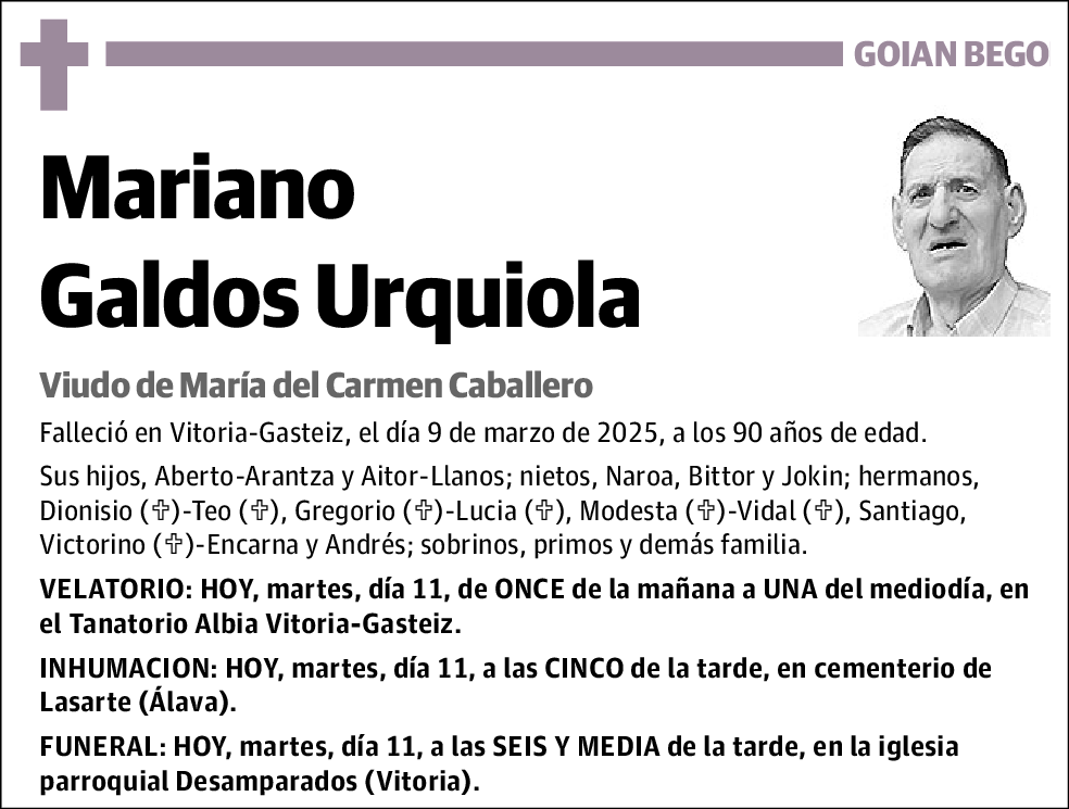 Mariano Galdos Urquiola