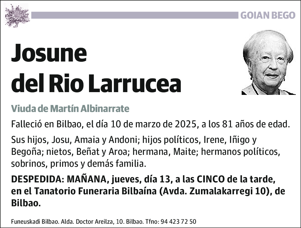 Josune del Rio Larrucea