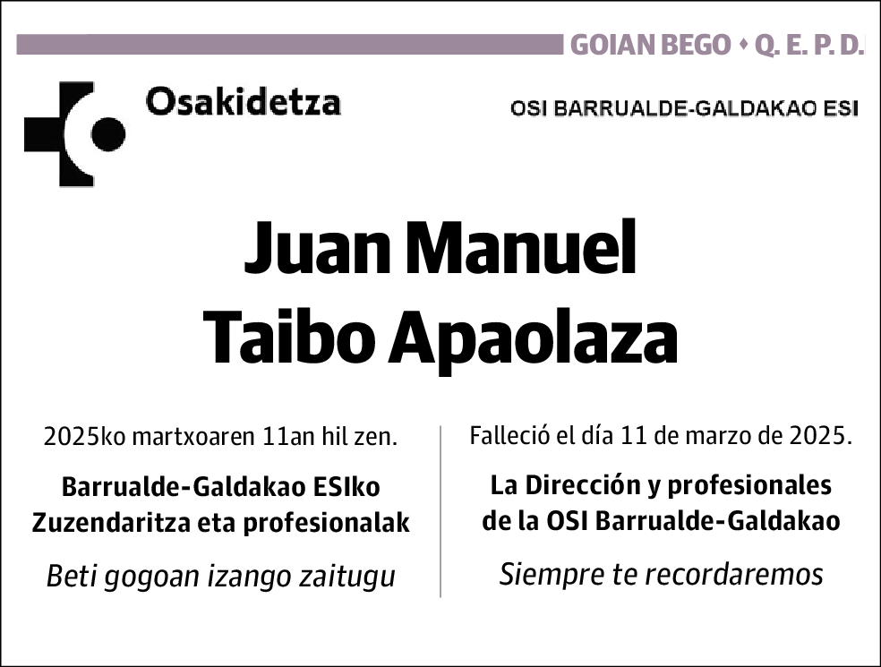 Juan Manuel Taibo Apaolaza