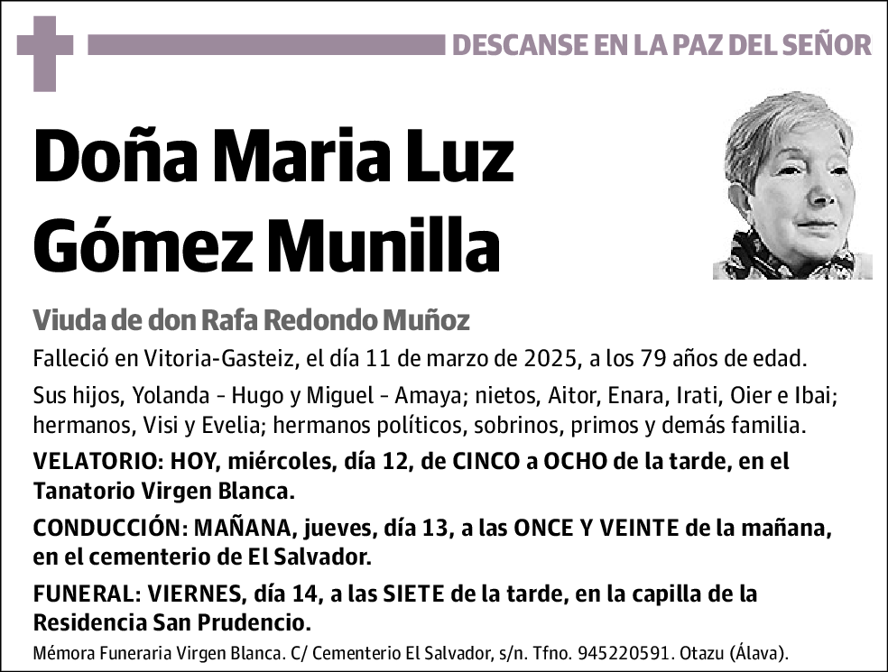 Maria Luz Gómez Munilla