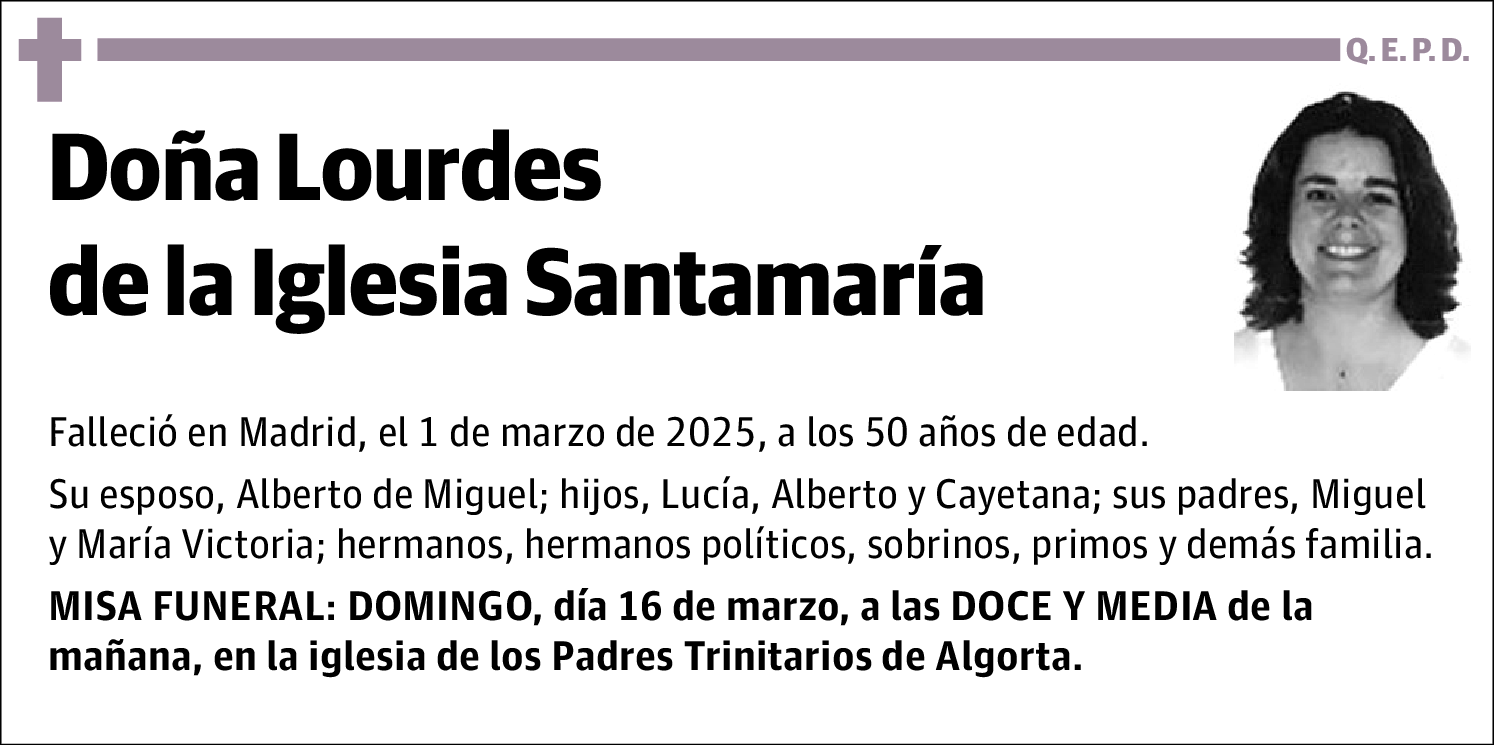 Lourdes de La Iglesia Santamaría