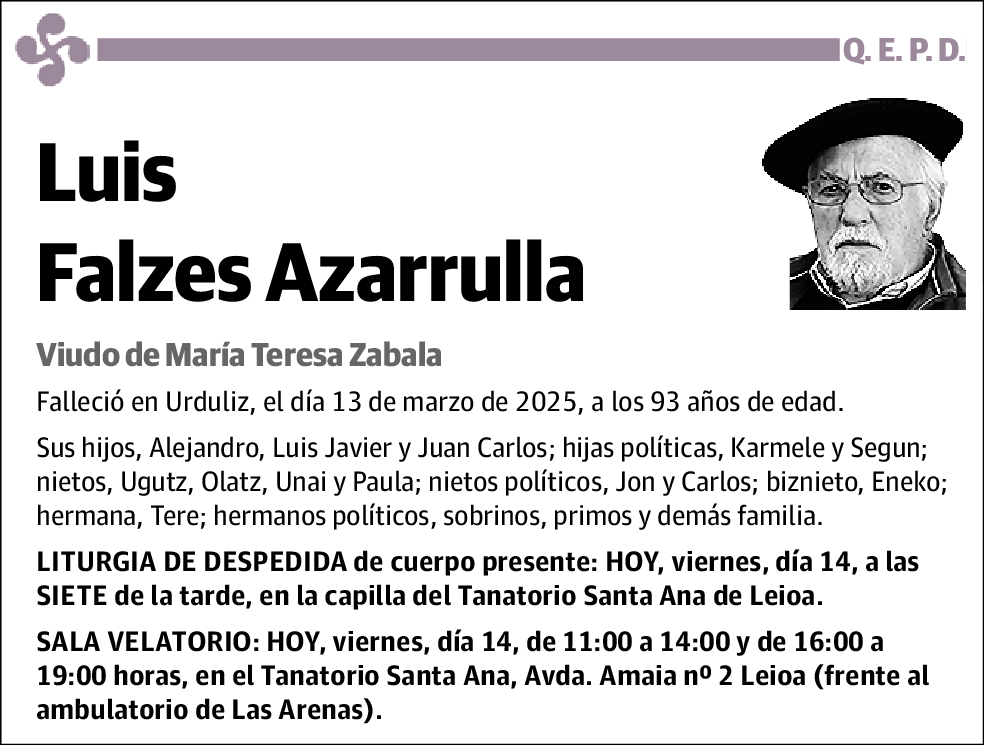 Luis Falzes Azarrulla