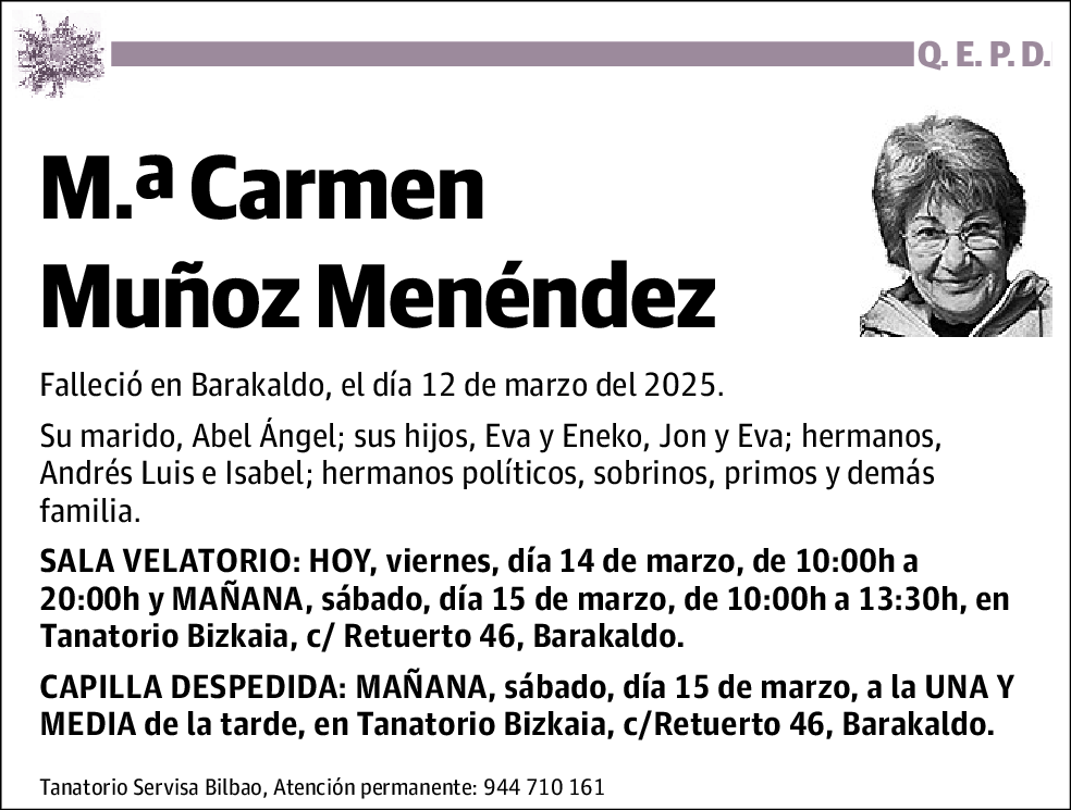 Mªcarmen Muñoz Menéndez