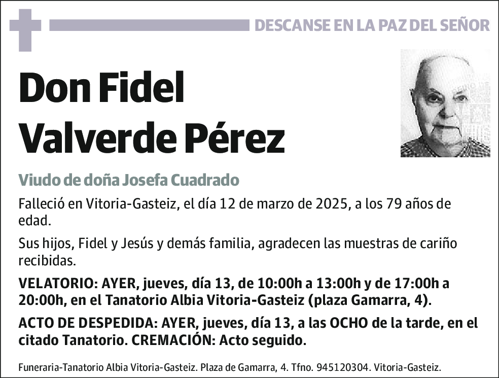 Fidel Valverde Pérez