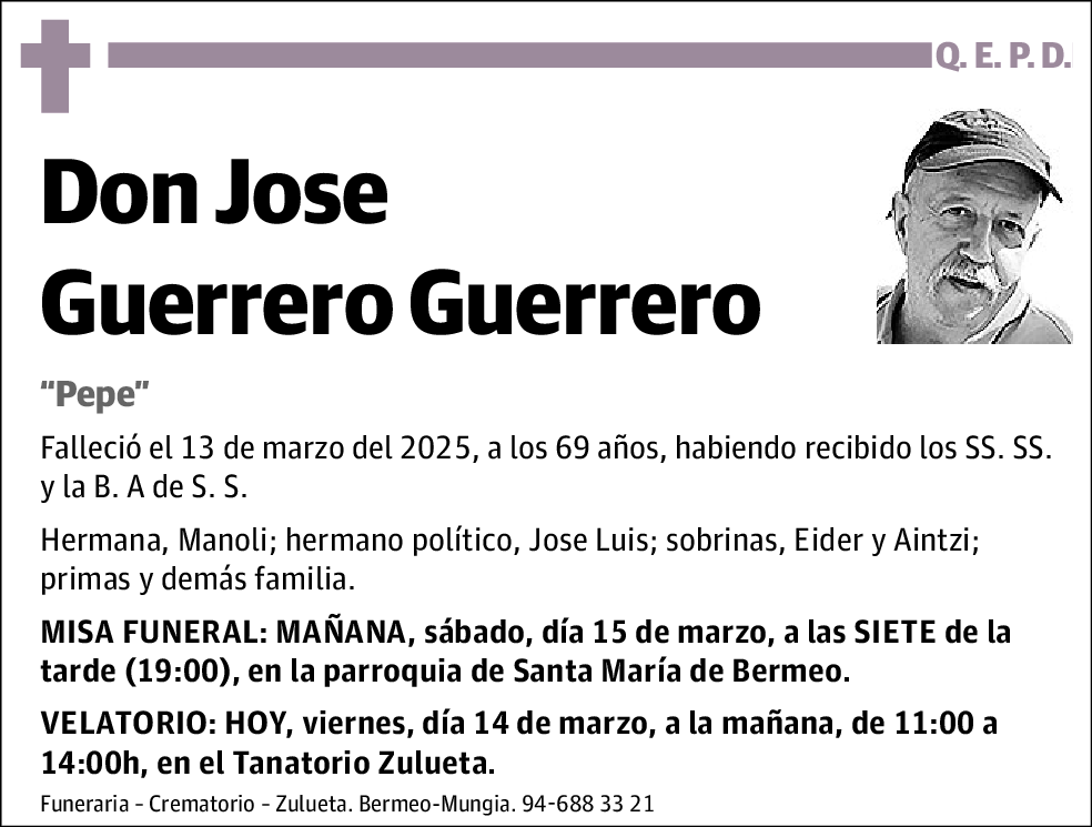 Jose Guerrero Guerrero