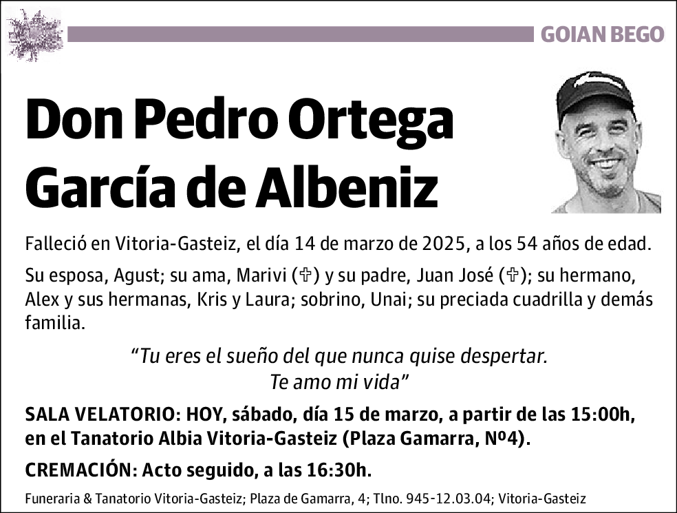 Pedro Ortega Garcia de Albeniz