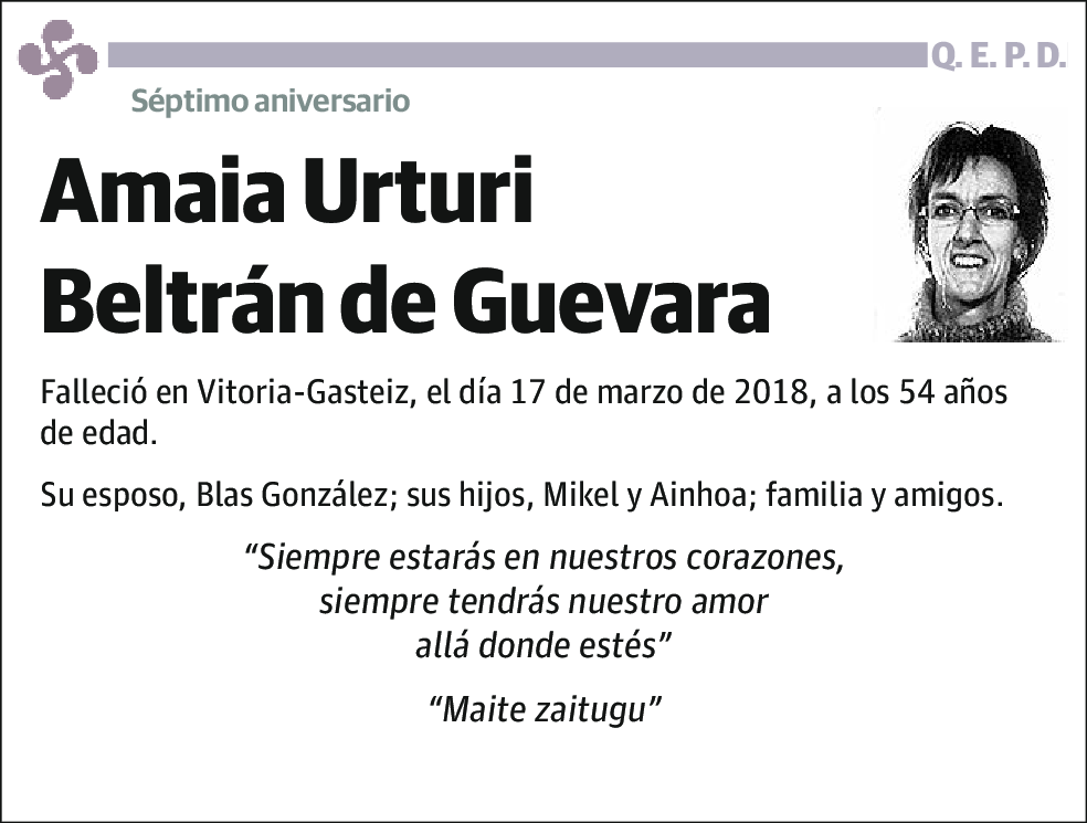 Amaia Urturi Beltran De Guevara