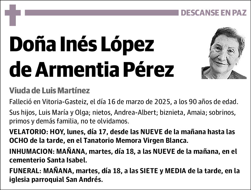 Ines Lopez de Armentia