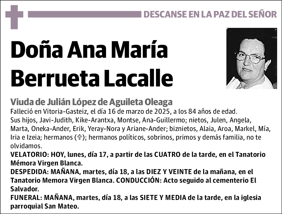 Ana Maria Berrueta Lacalle